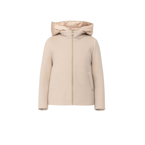 Emme Marella Cappottino Donna Cappottino con Pettorina e Cappuccio Staccabile 42  - Francavilla Moda